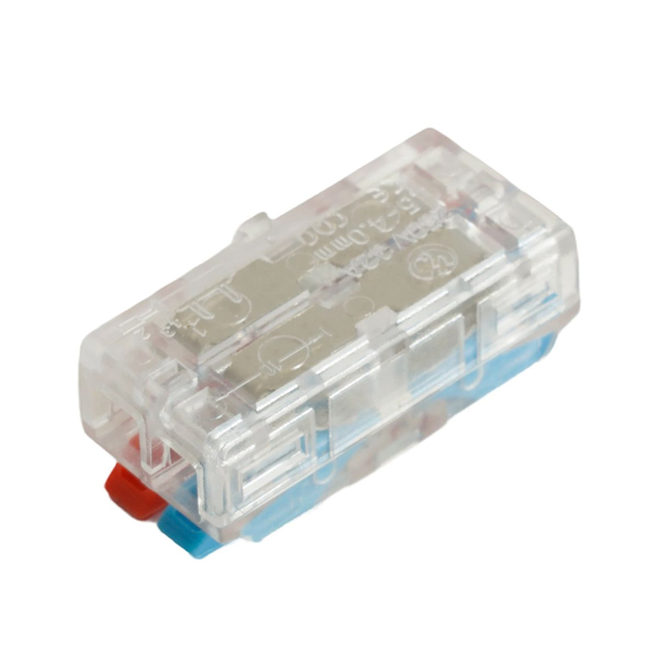 Клемма супер-компактная проходная серии 219 на 2 контакта Stekker,LD219-422, (DIY упак 10 шт) 49784