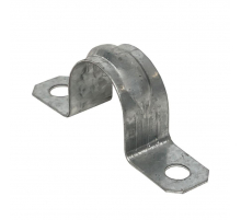 Скоба металлическая двухлапковая d21-22 мм (10 шт) EKF PROxima sm-2-21-22-r