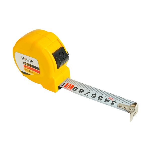 Рулетка, 7,5 м х 25 мм, II класс точности, пластик MTS-27-А 50207