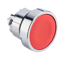 Исполнительный механизм кнопки XB4 красный плоский возвратный без фиксации, без подсветки EKF PROxima XB4BA-R