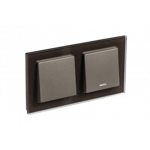 Рамка 2-постовая Systeme Electric AtlasDesign Nature мокко ATN320602