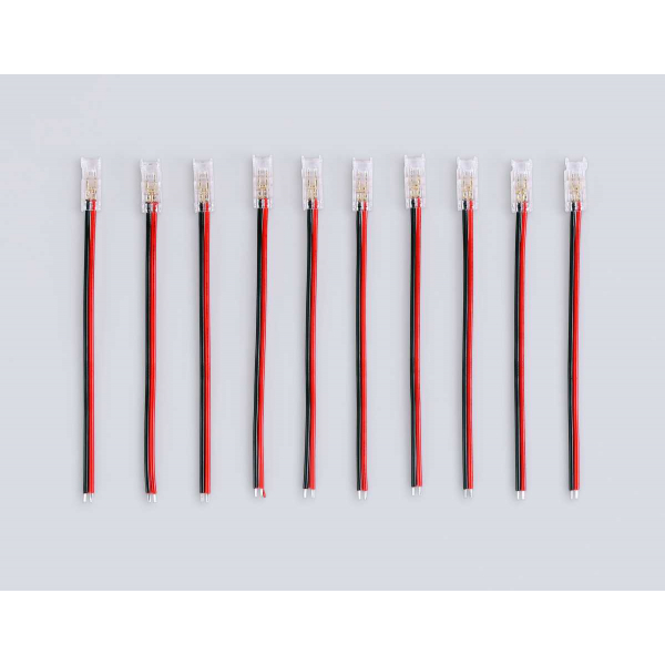 Соединитель гибкий односторонний AMBRELLA LIGHT ILLUMINATION COB 12/24V для лент 5mm (2 конт.) (10шт. в комплекте) GS7373