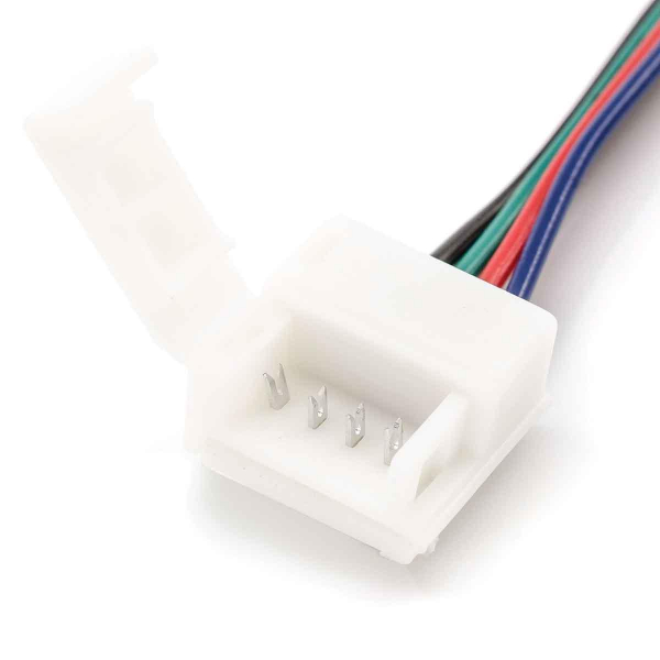 Коннектор для RGB светодиодной ленты 5050 Apeyron 12/24V (2 шт.) 09-15 Коннектор для RGB светодиодной ленты 5050 Apeyron 12/24V (2 шт.) 09-15