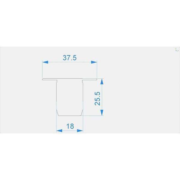 Заглушка Deko-Light End Cap P-ET-03-10 Set 2 pcs 978261