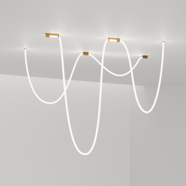 Накладные крепления для круглого гибкого неона Full light латунь Elektrostandard a070764