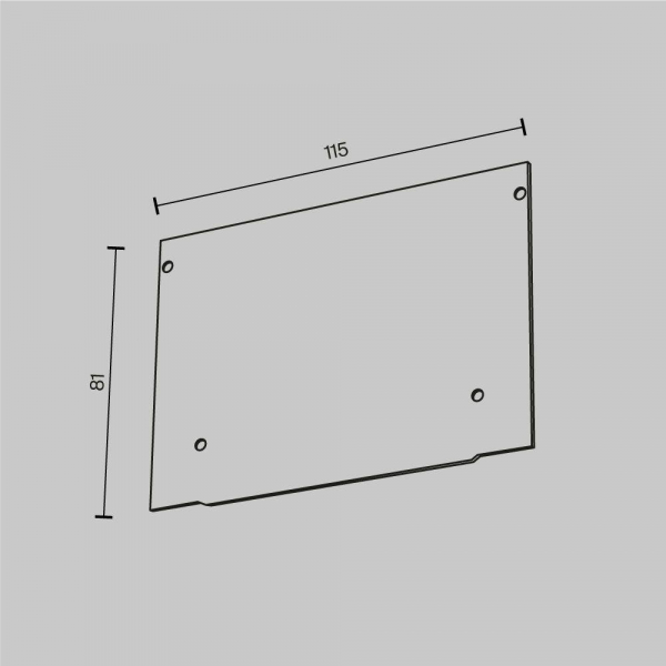 Заглушка Maytoni Technical (2 шт) ALM013EC-PL-W Заглушка Maytoni Technical (2 шт) ALM013EC-PL-W
