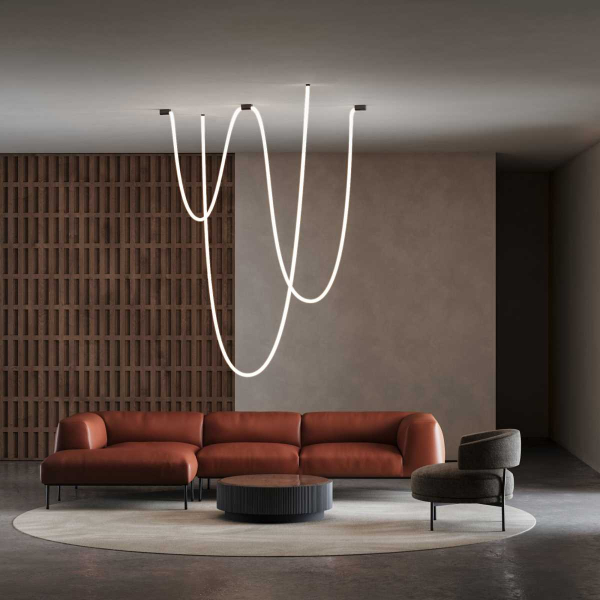 Накладные крепления для круглого гибкого неона Full light черный Elektrostandard a070759