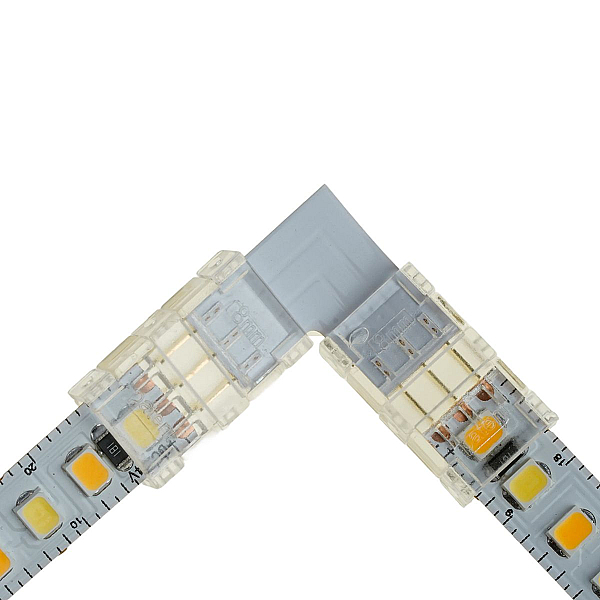 Соединитель угловой 10мм для ленты CCT SMD ленты шириной 8 мм Feron LD172 52003