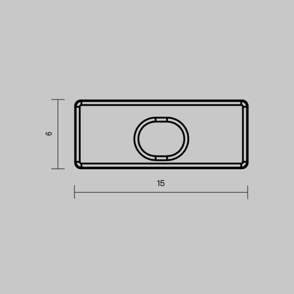 Комплект заглушек (для профиля 15x06) 10 шт., ALM-001-W-EC Maytoni Led Strip 642020