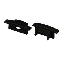 Заглушка с отверстием Arlight Line-2308-F Black 040320