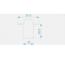Заглушка Deko-Light End Cap R-ET-03-10 Set 2 pcs 979701