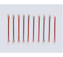 Соединитель гибкий двухсторонний AMBRELLA LIGHT ILLUMINATION COB 12/24V для лент 8/10mm (2 конт.) (10шт. в комплекте) GS7895