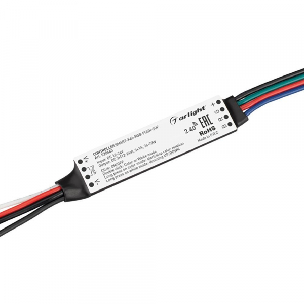 Контроллер Arlight Smart-K48-RGB-Push-Suf 028442 Контроллер Arlight Smart-K48-RGB-Push-Suf 028442
