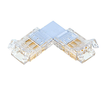 Соединитель угловой 10мм для ленты CCT SMD ленты шириной 8 мм Feron LD172 52003