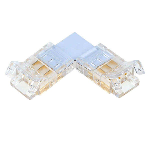 Соединитель угловой 10мм для ленты CCT SMD ленты шириной 8 мм Feron LD172 52003