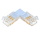 Соединитель угловой 10мм для ленты CCT SMD ленты шириной 8 мм Feron LD172 52003