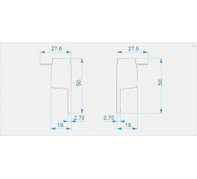 Заглушка Deko-Light End Cap H-EL-03-10 Set 2 pcs 979210