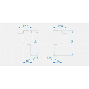 Заглушка Deko-Light End Cap H-EL-03-10 Set 2 pcs 979210