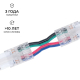 Коннектор прокалывающий 4 pin для гибкого соединения RGB LED ленты 10мм тип COB IP20 длина провода 150мм Apeyron 09-164