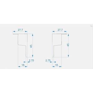 Заглушка Deko-Light End Cap P-EL-03-10 Set 2 pcs 978271