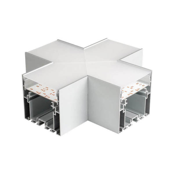 Коннектор X-образный Arlight S2-Line-7977-X90 крестовой 021265 Коннектор X-образный Arlight S2-Line-7977-X90 крестовой 021265