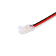 Соединитель гибкий односторонний AMBRELLA LIGHT ILLUMINATION COB 12/24V для лент 5mm (2 конт.) (10шт. в комплекте) GS7373