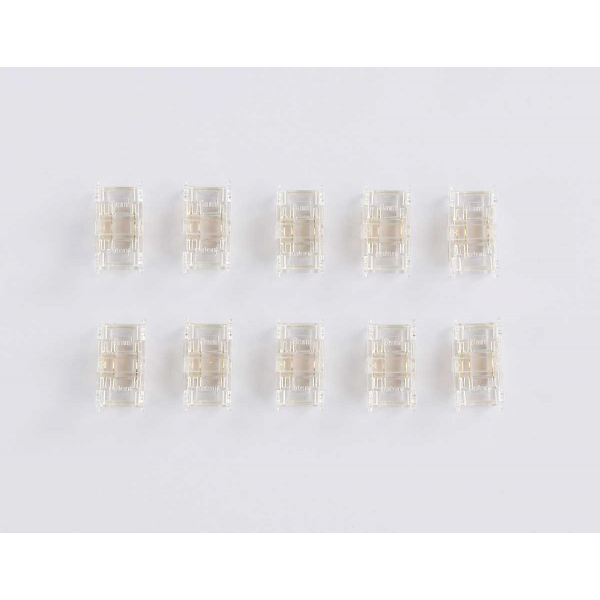 Соединитель прямой AMBRELLA LIGHT ILLUMINATION COB CCT 12/24V для лент 8mm (3 конт.) (10шт. в комплекте) GS6366 Соединитель прямой AMBRELLA LIGHT ILLUMINATION COB CCT 12/24V для лент 8mm (3 конт.) (10шт. в комплекте) GS6366