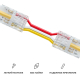 Коннектор прокалывающий 3 pin для гибкого соединения CCT LED ленты 8мм тип COB IP20 длина провода 150мм Apeyron 09-117