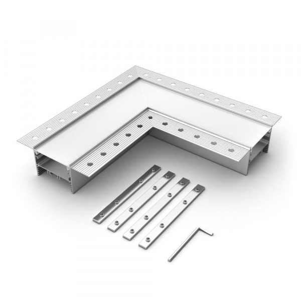 Коннектор L-образный Arlight SL-Linia45-Fantom 030106 Коннектор L-образный Arlight SL-Linia45-Fantom 030106