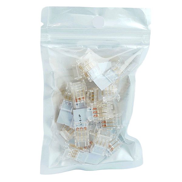 Соединитель угловой 10мм для ленты CCT SMD ленты шириной 8 мм Feron LD172 52003
