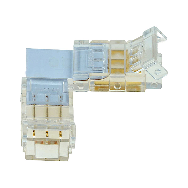 Соединитель угловой 10мм для ленты CCT SMD ленты шириной 8 мм Feron LD172 52003
