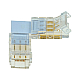 Соединитель угловой 10мм для ленты CCT SMD ленты шириной 8 мм Feron LD172 52003