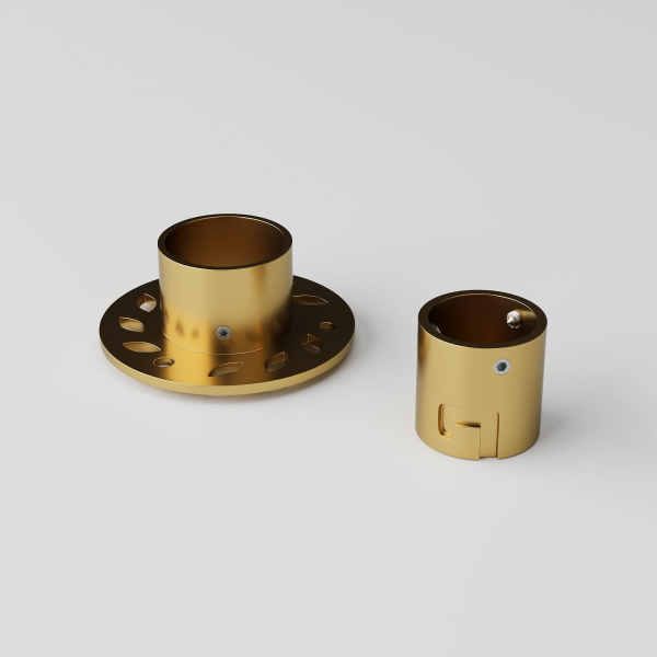 Встраиваемое крепление для круглого гибкого неона Full light латунь Elektrostandard a070756