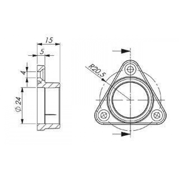 Крепление Arlight Alu-Round 015533 Крепление Arlight Alu-Round 015533