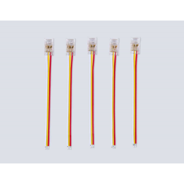 Соединитель гибкий односторонний AMBRELLA LIGHT ILLUMINATION COB CCT 12/24V для лент 8mm (3 конт.) (5шт. в комплекте) GS7406 Соединитель гибкий односторонний AMBRELLA LIGHT ILLUMINATION COB CCT 12/24V для лент 8mm (3 конт.) (5шт. в комплекте) GS7406