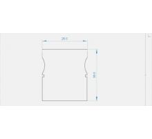 Заглушка Deko-Light End Cap P-AH-01-20 Set 2 pcs 978311