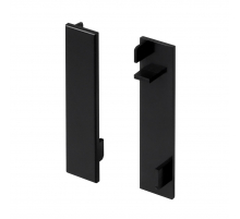 Заглушка Arlight Plintus-H54B Black 046166