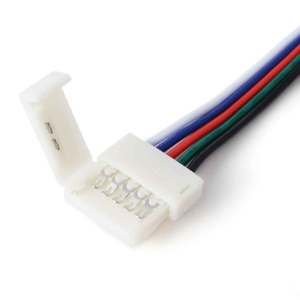 Коннектор для RGBW светодиодной ленты 5050 Apeyron 12/24V (2 шт.) 09-74 Коннектор для RGBW светодиодной ленты 5050 Apeyron 12/24V (2 шт.) 09-74