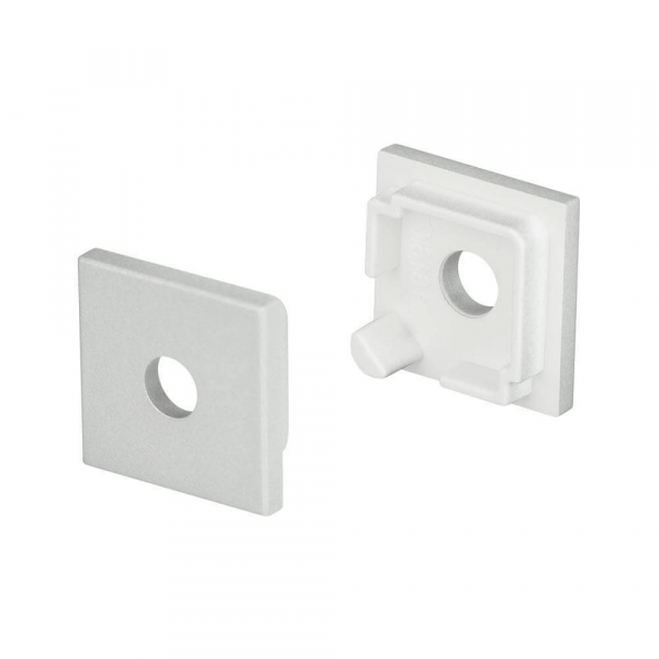 Набор заглушек Arlight SL-Kant-H16 Square с отверстием 024485 Набор заглушек Arlight SL-Kant-H16 Square с отверстием 024485