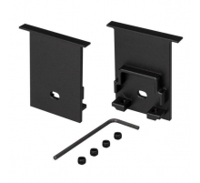 Набор заглушек Arlight SL-Comfort-3551-F Black c отверстием 031786