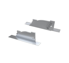 Заглушка Arlight ALM-ARC-Single серая левая с отверстием 026793