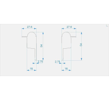 Заглушка Deko-Light End Cap R-EL-03-10 Set 2 pcs 979710
