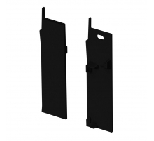 Заглушка Arlight Plintus-H73-F Black 043596