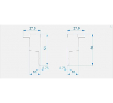 Заглушка Deko-Light End Cap H-EL-03-10 Set 2 pcs 979211