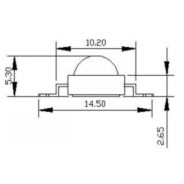 Мощный светодиод Arlight ARPL-3W-BCX45 White (arlight, Emitter) 020512 Мощный светодиод Arlight ARPL-3W-BCX45 White (arlight, Emitter) 020512