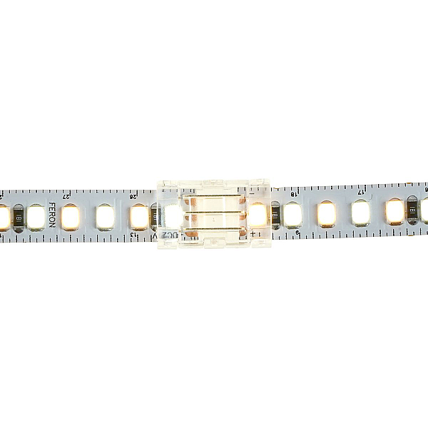 Соединитель лента-лента 10мм для CCT SMD ленты шириной 8 мм Feron LD169 52000