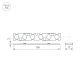 Экран линзованный Arlight SL-LINE-W20-55deg-540 041793