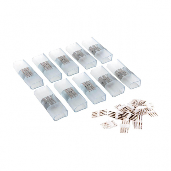 Набор односторонних переходников для неона Elektrostandard LS001 220V 5050 RGB PSL-12 a043637 Набор односторонних переходников для неона Elektrostandard LS001 220V 5050 RGB PSL-12 a043637