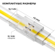 Коннектор прокалывающий для линейного соединения 2 pin для одноцветной LED ленты 8-10 мм Apeyron 09-175