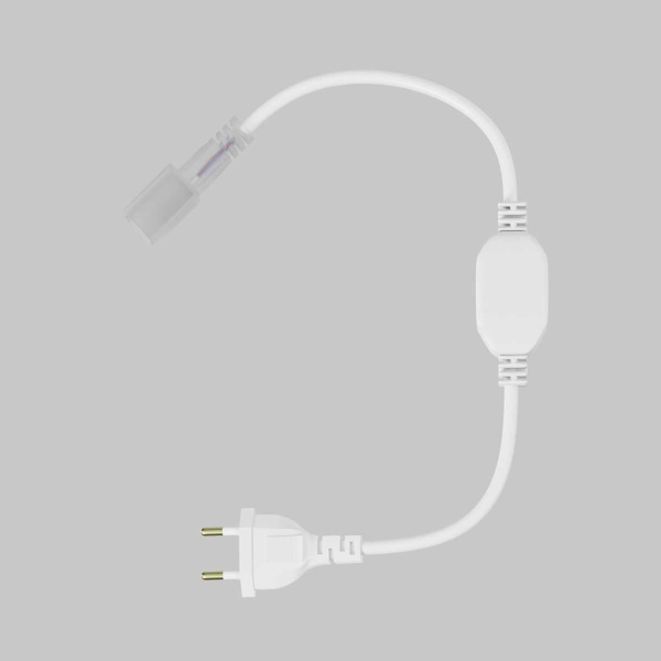 Коннектор питания с сетевой вилкой для гибкого неона 220В 25х13 мм Maytoni Led Strip 201236